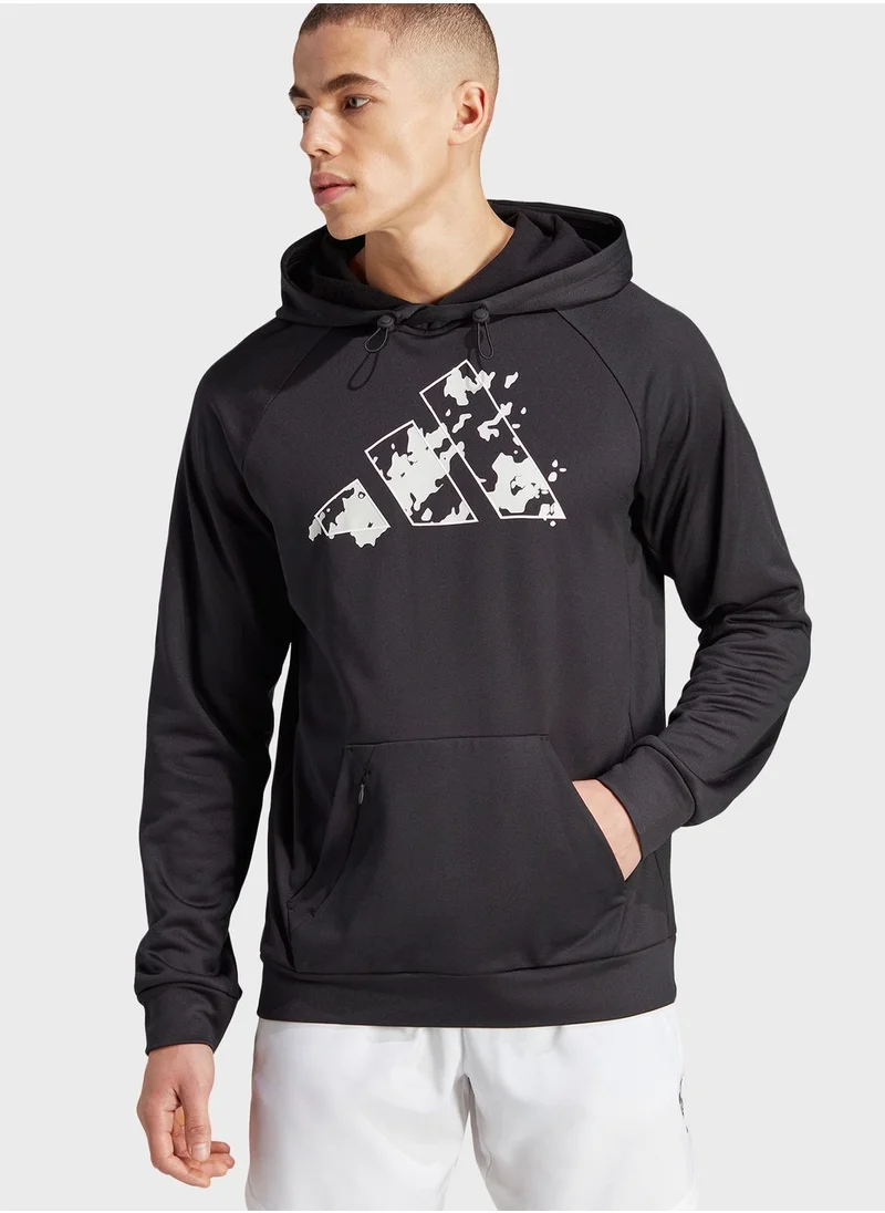 Adidas Essential Big Logo Hoodie