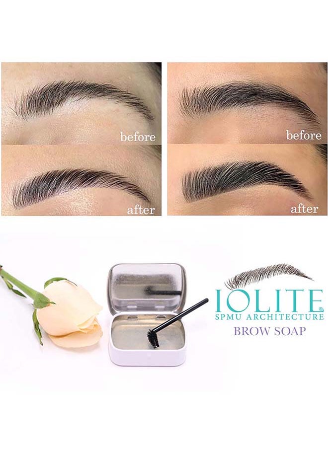 IOLITE 3D Feathery Brows Soap Kit Natural Wild Brows Wax Makeup Long Lasting Waterproof Eyebrow Setting Gel Pomade Cosmetics IBS25  - Image 3