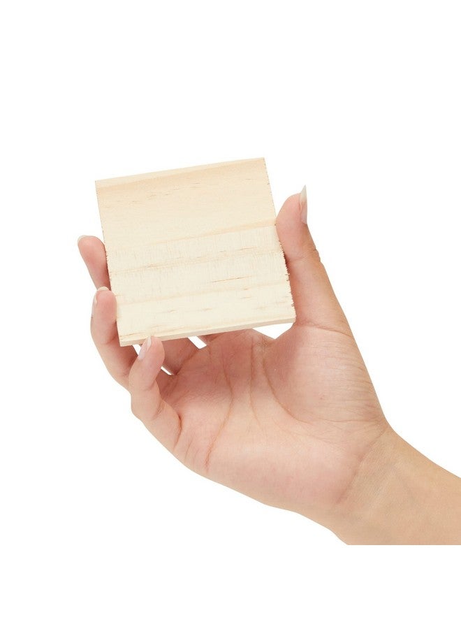 Bright Creations 15-Pack Unfinished 3X3 Wood Squares For Crafts, Blank Wood Wooden Tiles For Wood Burning, Diy Supplies, Coasters, Cutouts, Engraving - Image 3