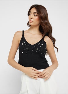 ONLY Onlcolette Life Sl Bling Top Knt  - Image 1