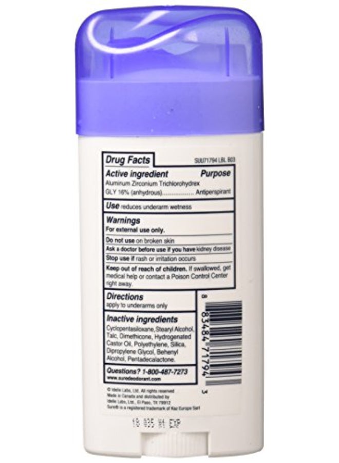 Sure Original Solid Unscented AntiPerspirant Deodorant 270 oz Pack Of 3 - Image 4