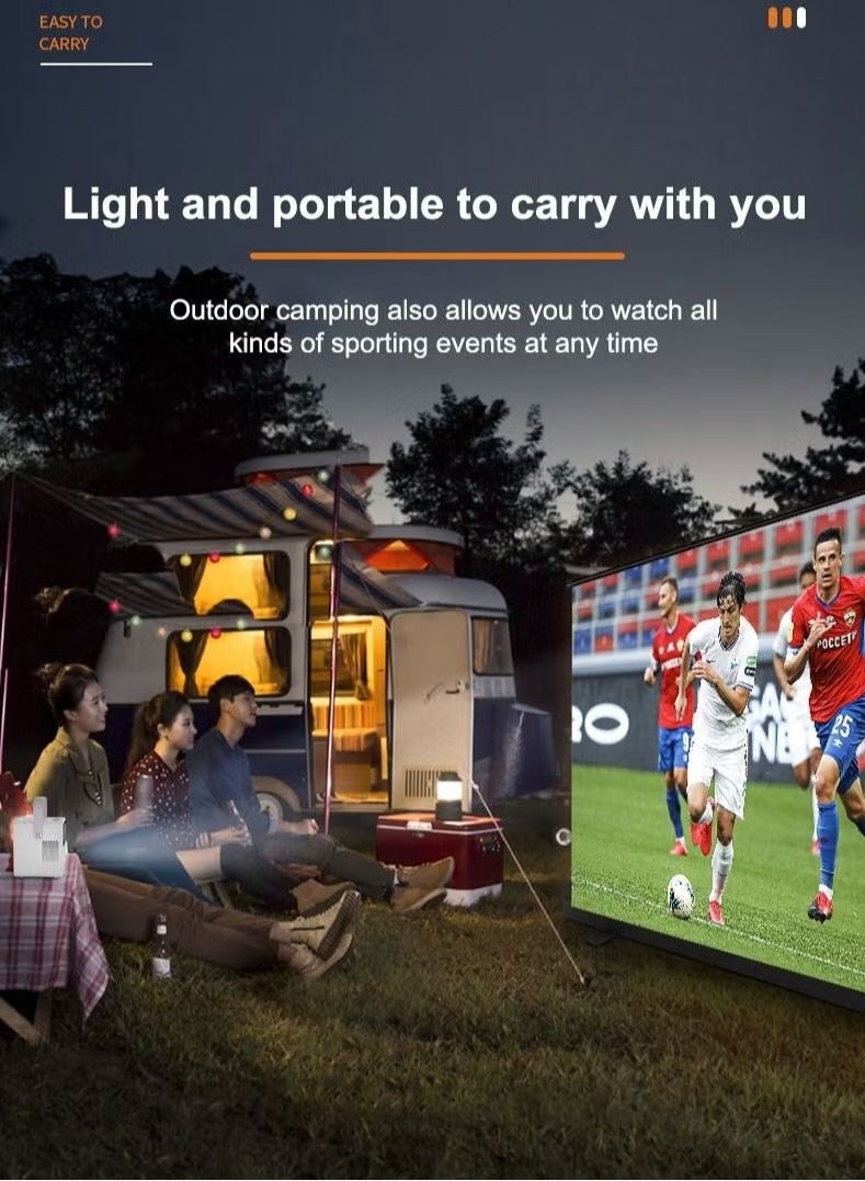 Portable HD WiFi Theatre Android TV Projector System For FIFA Special Indoor Outdoor Use  - Image 3