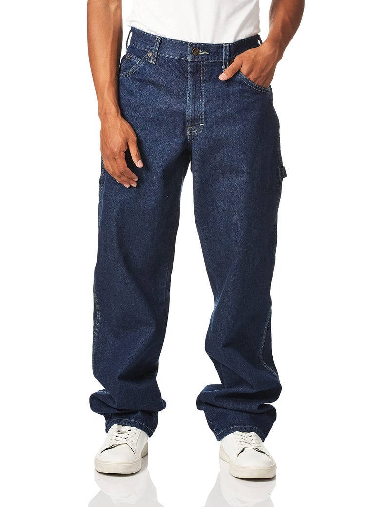 Dickies Mens Relaxed Fit Carpenter Jeans, Indigo Blue, 34W x 34L US - Image 3