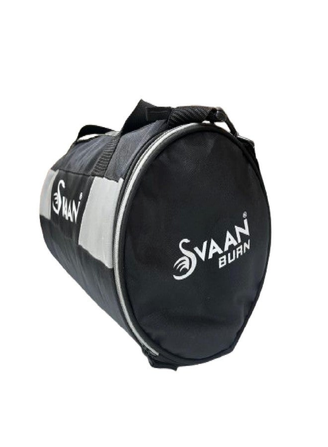 حقائب رياضية من SVAAN للرجال مع حجرة منفصلة للأحذية، حقائب رياضية نسائية، حقيبة سفر للجنسين لحمل الأغراض الرياضية والسفر، حقائب رياضية قابلة للتعديل للأحذية والمناشف، حقيبة رياضية 20 لتر - أسود - Image 2