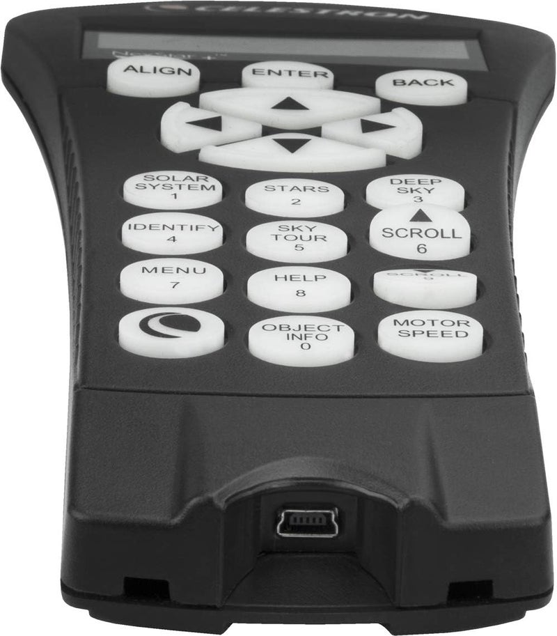 Celestron 93982 NexStar+ Hand Control, Compatible with all Equatorially Mounted (EQ) NexStar Telescopes, Black - Image 2