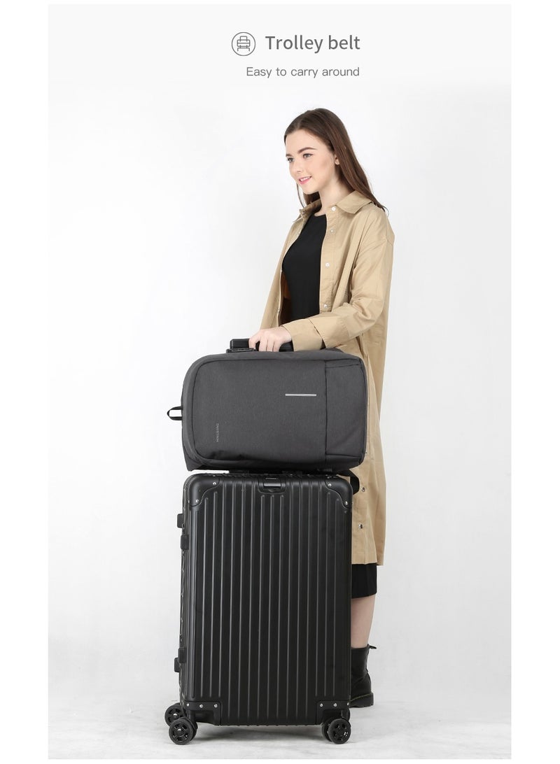 كينغسونز حقيبة ظهر KINGSONS KS-3149 للاب توب للطلاب الجامعيين مضادة للسرقة ومنفذ USB مقاس 15.6 بوصة - Image 3