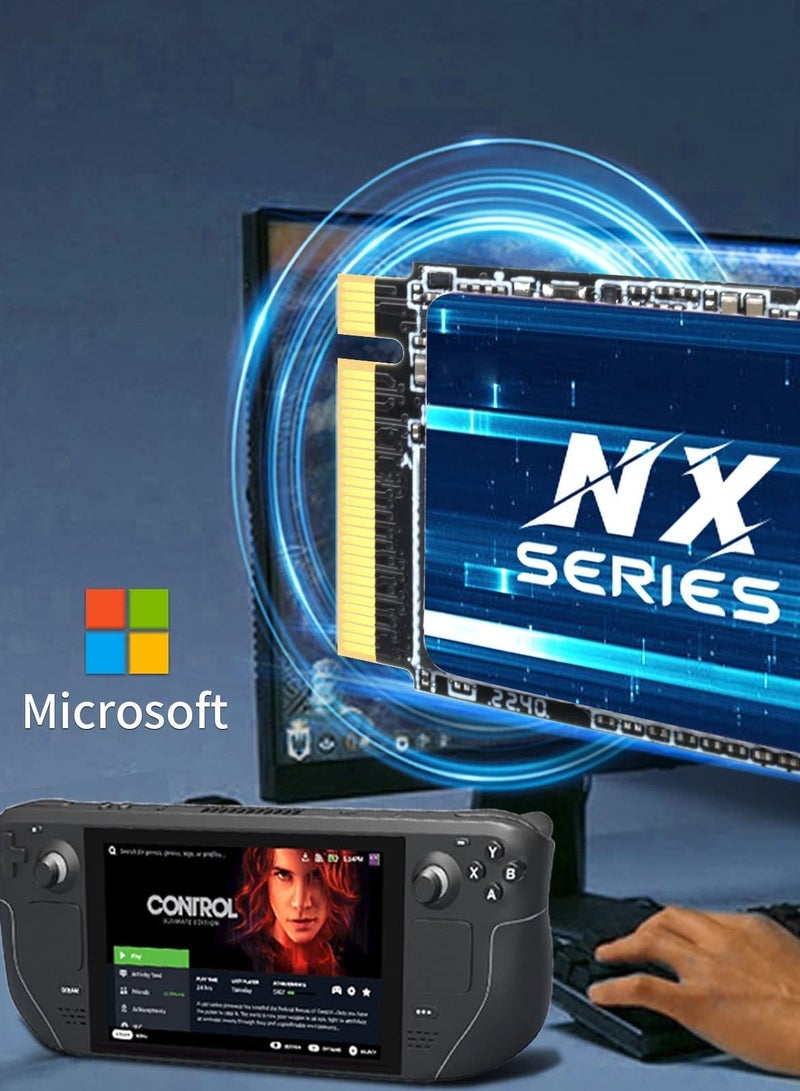 KingSpec NX Series 1TB M.2 NVMe PCIe Gen3x4 SSD – High-Speed Internal Solid State Drive with 3D NAND, Up to 3500MB/s Read & 2500MB/s Write for Laptop & Desktop PC - Image 3