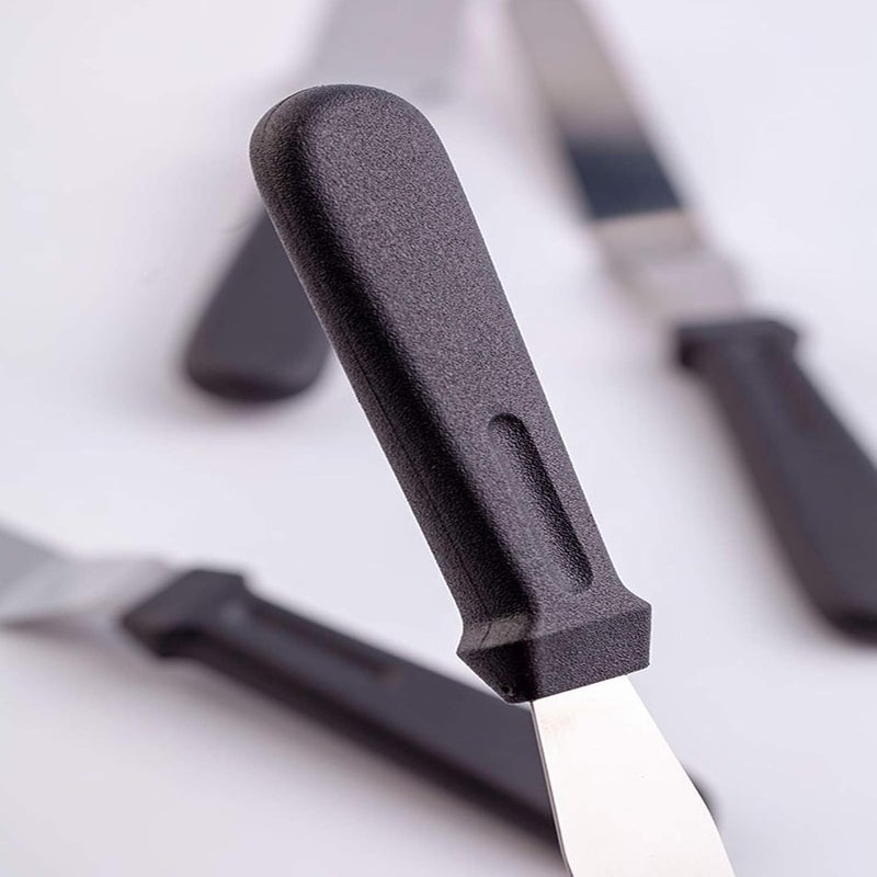 KUFUNG Icing Spatula, Offset Spatula, Stainless Steel with PP Plastic Handle Cake Decorating Frosting Spatula - Image 4