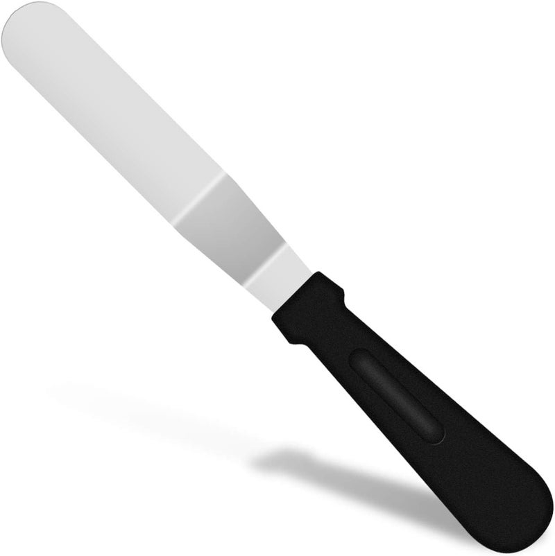 KUFUNG Icing Spatula, Offset Spatula, Stainless Steel with PP Plastic Handle Cake Decorating Frosting Spatula - Image 1