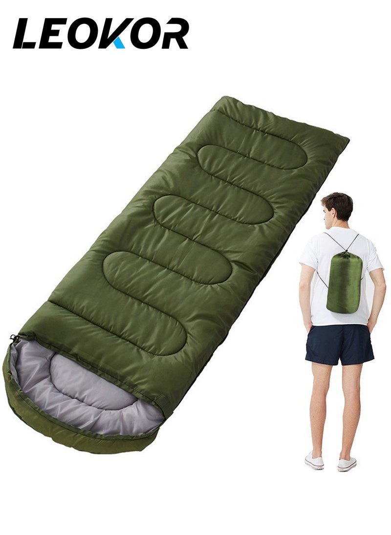 LEOKOR Sleeping Bag - Lightweight and Waterproof Camping Sleeping Bag,for Adults and Kids with Compression Sack,Backpacking Sleeping Bag for Outdoor Camping,Hiking and Traveling  - Image 1