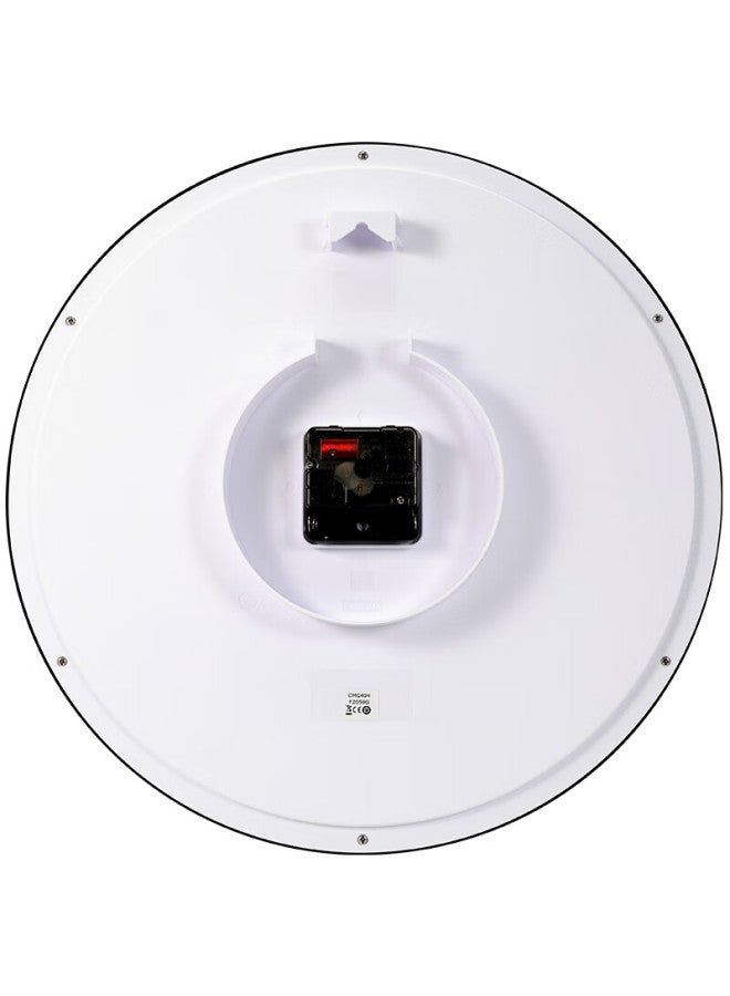 Rhythm Wall Clock, Simple And Creative Design, Bedroom Clock, Wall-mounted Clock, 36cm, Black, Cmg494nr02 - Image 4