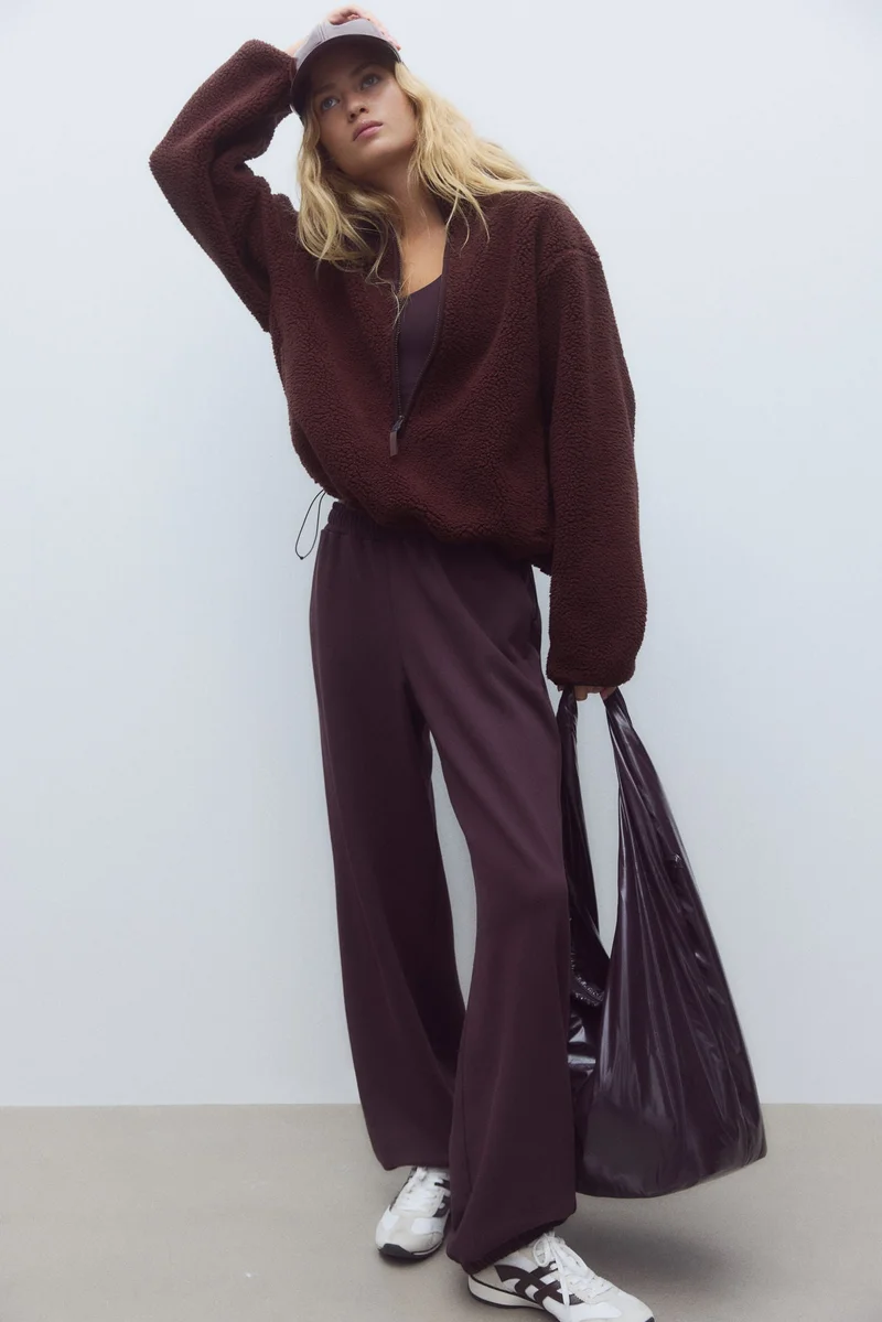 H&M Teddy sports top