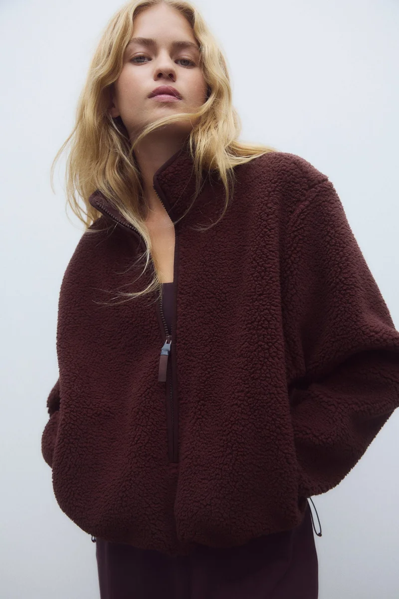 H&M Teddy sports top