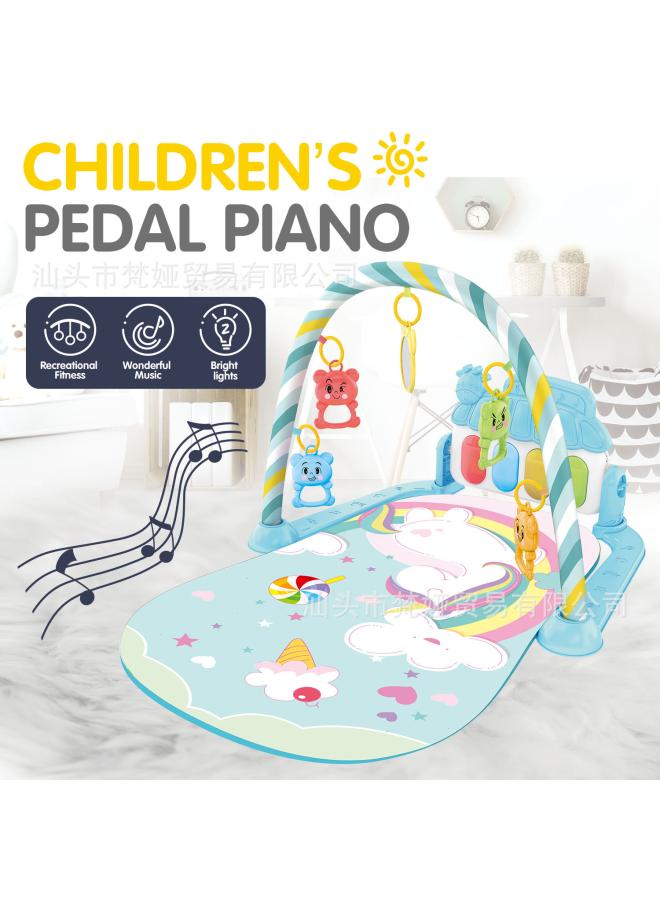 Baby Fitness Frame Music Pedal Toy Baby Piano Game Mat 0-36 Months Educational Toys