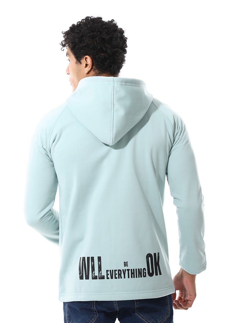 سيزار هود رجالي مزود بغطاءللرأس وسوستة في المنتصف - Image 2