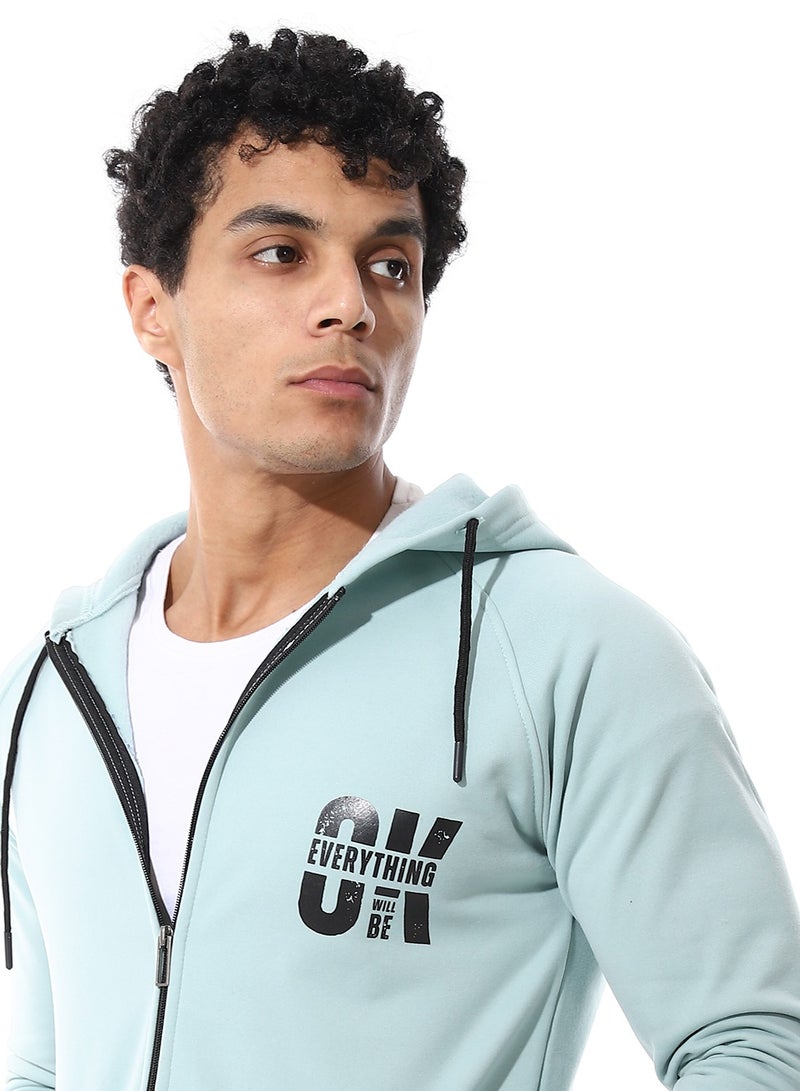 سيزار هود رجالي مزود بغطاءللرأس وسوستة في المنتصف - Image 3