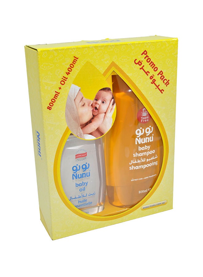 Baby Shampoo And Oil 800+400 ml