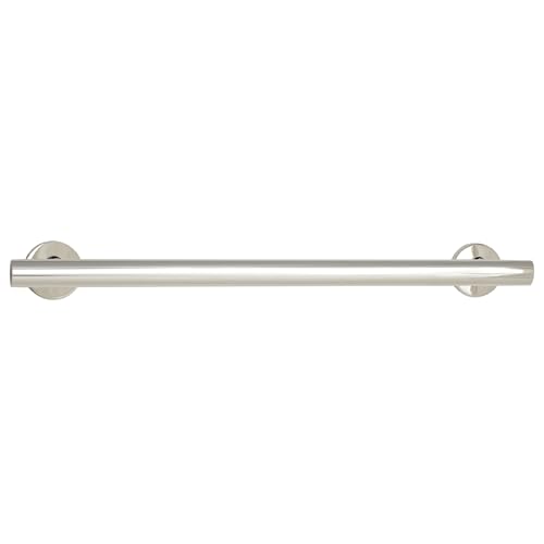 Seachrome 18-inch Coronado Designer Straight Bathroom Shower Grab Bar, Stainless Steel, Polished Chrome - Image 1