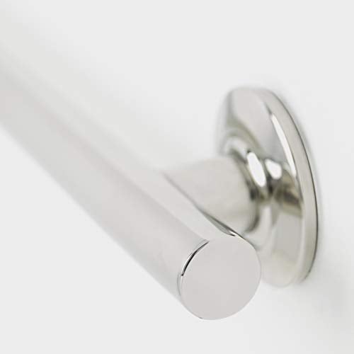 Seachrome 18-inch Coronado Designer Straight Bathroom Shower Grab Bar, Stainless Steel, Polished Chrome - Image 4
