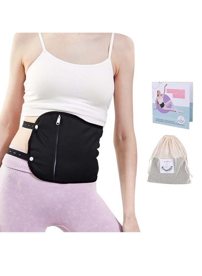 general 4 Layer Castor Oil Pack Wrap with Absorbent Natural Material - Reusable Machine Washable Castor Oil Pack Kit - Castor Oil Pack Compression Strap Adjustable Elastic Band - Image 1