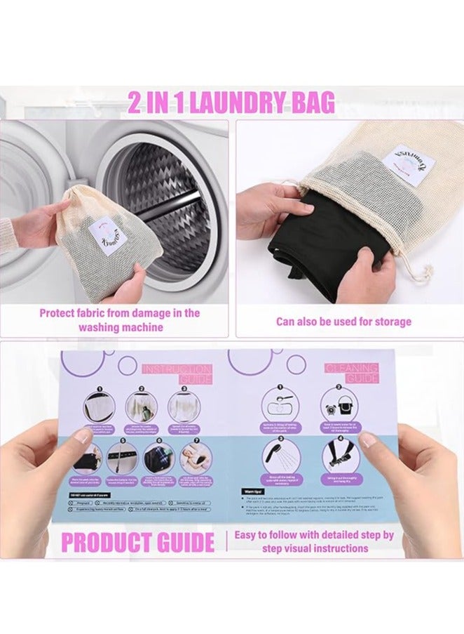 general 4 Layer Castor Oil Pack Wrap with Absorbent Natural Material - Reusable Machine Washable Castor Oil Pack Kit - Castor Oil Pack Compression Strap Adjustable Elastic Band - Image 5
