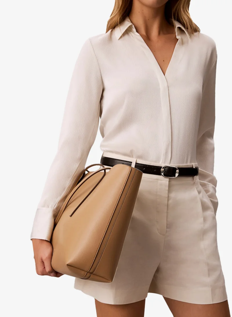 Calvin Klein Foil Logo Tote Bag With Pouch