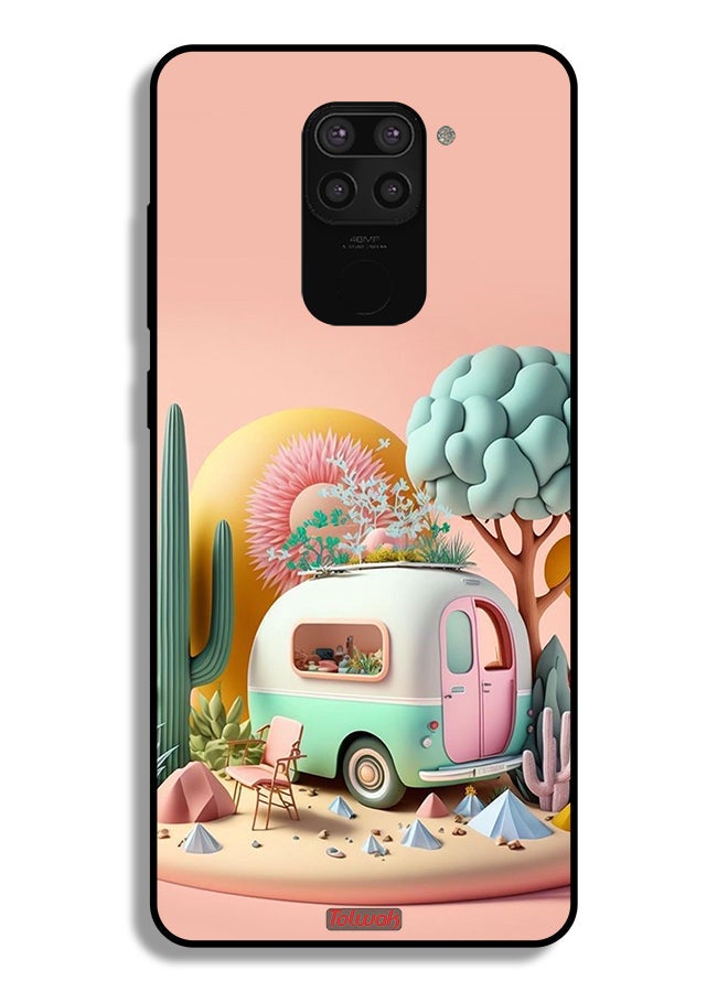 Tolwak Xiaomi Redmi Note 9 Protective Case Cover Senercy Art - Image 2