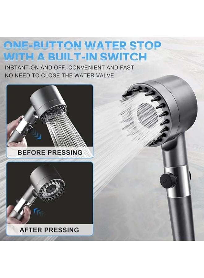 Executive LLC Shower Filter Shower Head - High Pressure Bathroom Accessories Set to Remove Chlorine and Impurities Massages Scalp to Anti Hairfall and Dry Skin with Shower Hose and Shower Holder (3 Modes) - Image 2