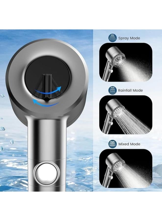 Executive LLC Shower Filter Shower Head - High Pressure Bathroom Accessories Set to Remove Chlorine and Impurities Massages Scalp to Anti Hairfall and Dry Skin with Shower Hose and Shower Holder (3 Modes) - Image 3
