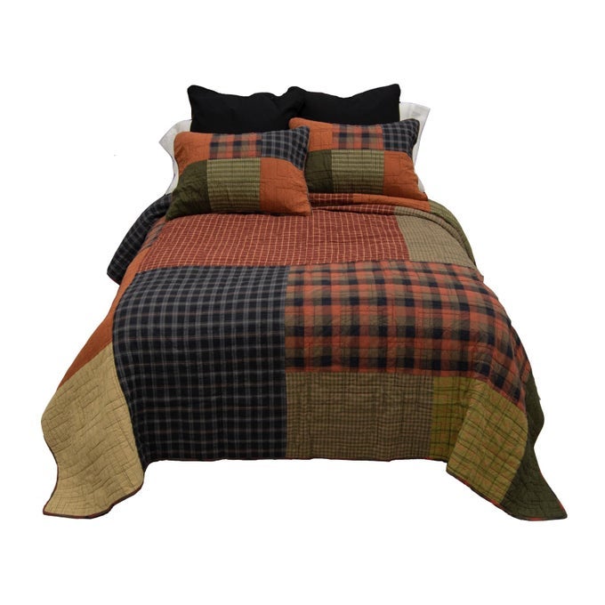 WOODLAND SQUARE FULLQUEEN QUILT