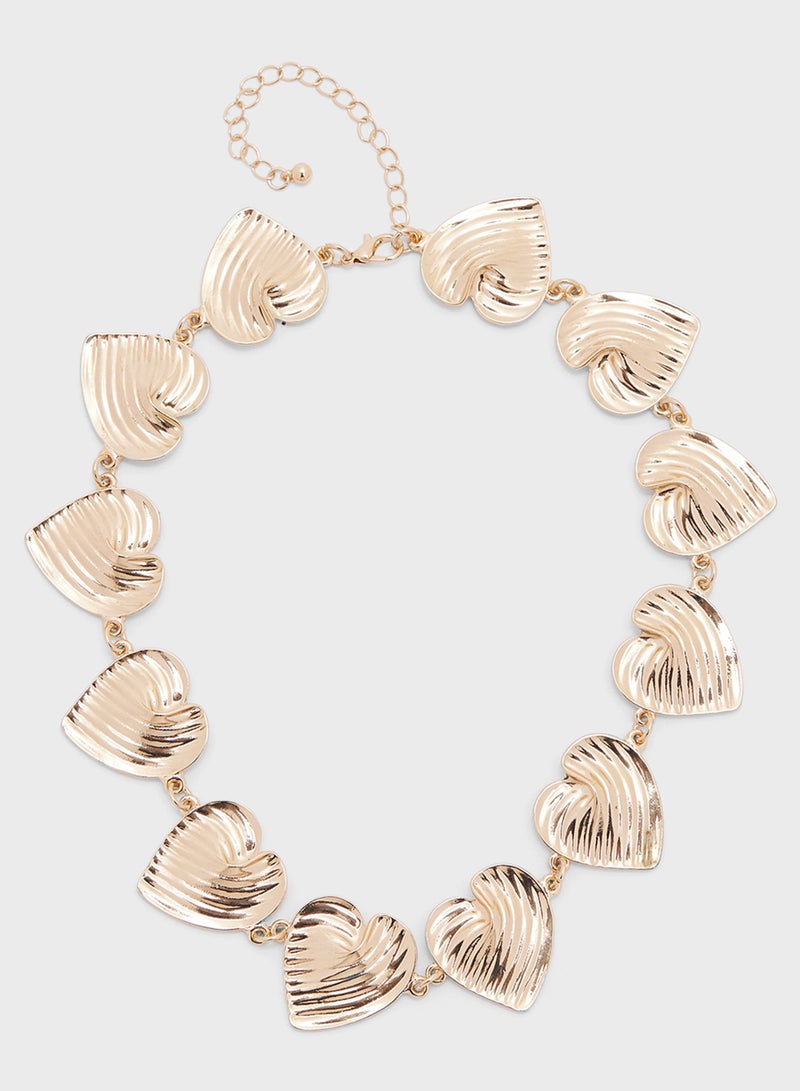 Ginger Heart Short Necklace - Image 1