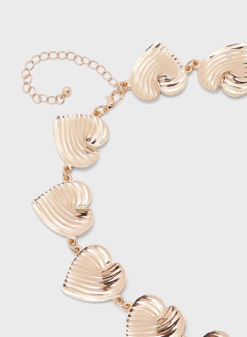 Ginger Heart Short Necklace - Image 3