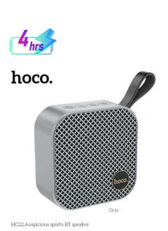 hoco. HOCO HC22 Wireless Bluetooth Speaker High Quality Auspicious Outdoor Portable Mini Audio 1200mAh Speaker Cai De Som Support TF Card / FM / TWS  - Image 1