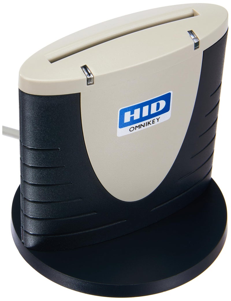 HID OMNIKEY 3121 R31210320-01 Smart Card Reader - USB 3. 0 - Gray - Image 1