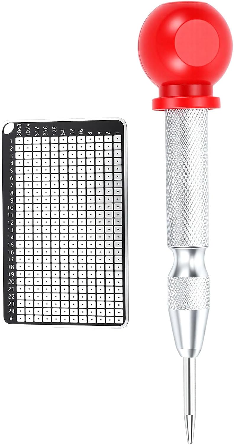 AUNMAS Crypto Seed Phrase Backup,24 Word Crypto Wallets with Engraving Pen Metal Plate and Etching Tool for BIP39 BIP32 SLIP39 Ethereum ETH - Image 1