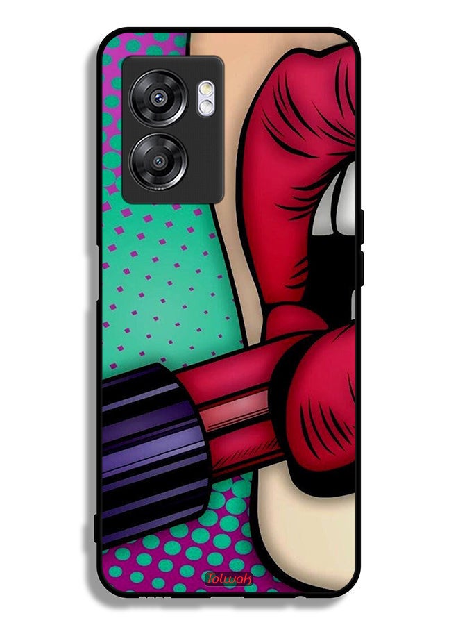 Tolwak Oppo A57 5G Protective Case Cover Lipstick - Image 2