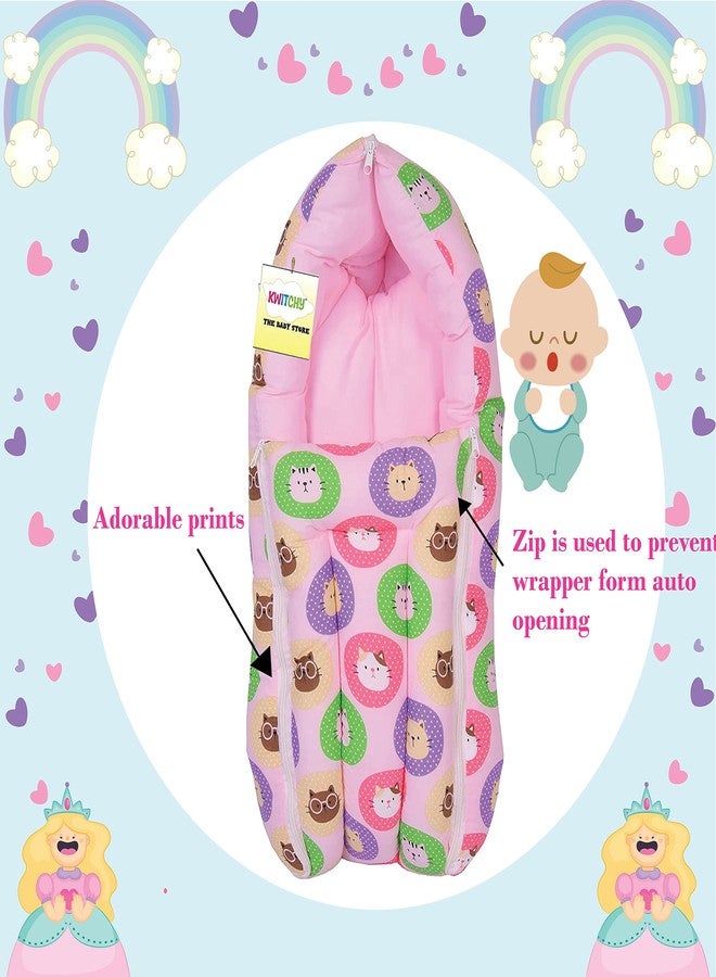 Kwitchy Flat Bed Baby Bedding Set for New Born Essential Combo (0-6 Months) (4PCS Set) - Image 3