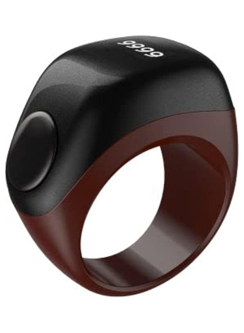 iQIBLA Tasbih Counter Smart Ring Flex Aluminum Version 3 Sizes Muslim Prayer Timing Reminder - Image 1