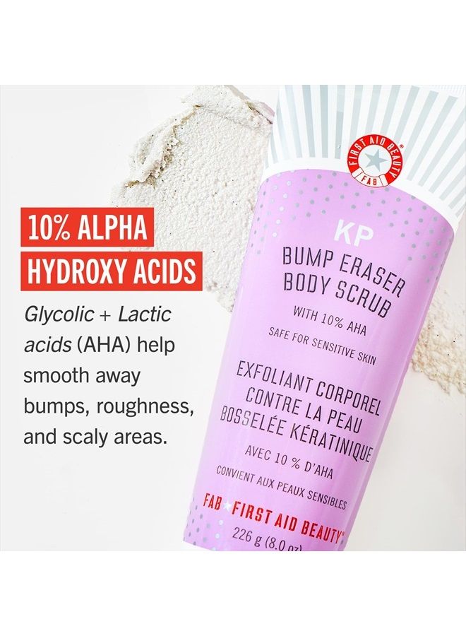 First Aid Beauty KP Bump Eraser Body Scrub Exfoliant for Keratosis Pilaris with 10% AHA 2 oz. - Image 2