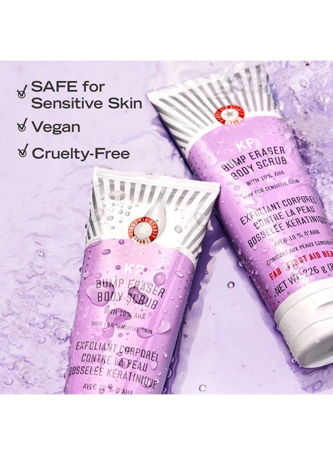 First Aid Beauty KP Bump Eraser Body Scrub Exfoliant for Keratosis Pilaris with 10% AHA 2 oz. - Image 4