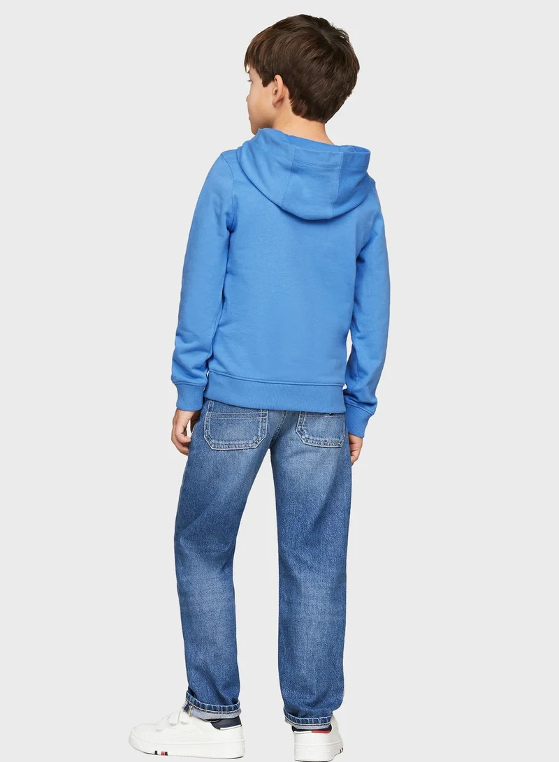 TOMMY HILFIGER Kids Logo Hoodie