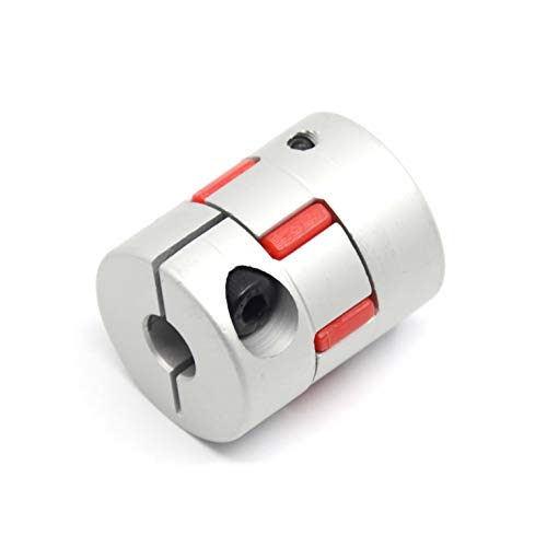 Befenybay 2PCS 8mm to 8mm Aluminium Plum Flexible Shaft Coupling D25 L30 8x8mm Connector Flexible Coupler for 3D Printer CNC Machine and Servo Stepped Motor（8x8mm） - Image 3