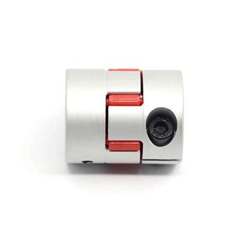 Befenybay 2PCS 8mm to 8mm Aluminium Plum Flexible Shaft Coupling D25 L30 8x8mm Connector Flexible Coupler for 3D Printer CNC Machine and Servo Stepped Motor（8x8mm） - Image 4