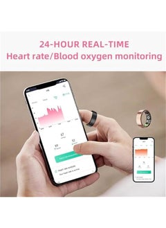 GELESE Smart Ring Health Tracker, Fitness Tracker, Activity Trackers for Man&Women-Sleep&Exercise Monitor,Waterproof Sleep Tracking Wearable (Gold, 10)  - Image 4