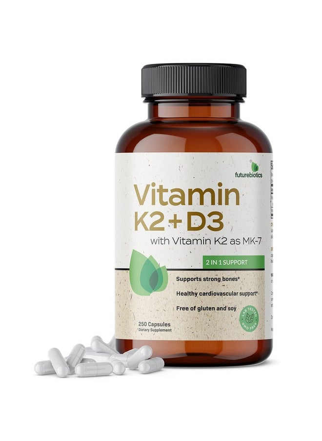 Vitamin K2 (Mk7) With D3 Supplement Nongmo Formula 5000 Iu Vitamin D3 & 90 Mcg Vitamin K2 Mk7 250 Vegetarian Capsules - pzsku/Z95EB6B092D4F35A59C94Z/45/_/1695146021/d03bea12-ce88-480d-b751-1a819a35e1ae