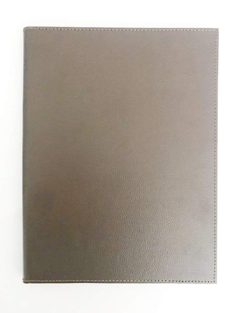 NJ أغطية قوائم جلدية للمطاعم 9x12 بوصة، مجلد 3 لوحات 4 عرض، مقدمي القوائم للمطاعم، فندق مع زوايا على طراز ألبوم الصور - بني - Image 2