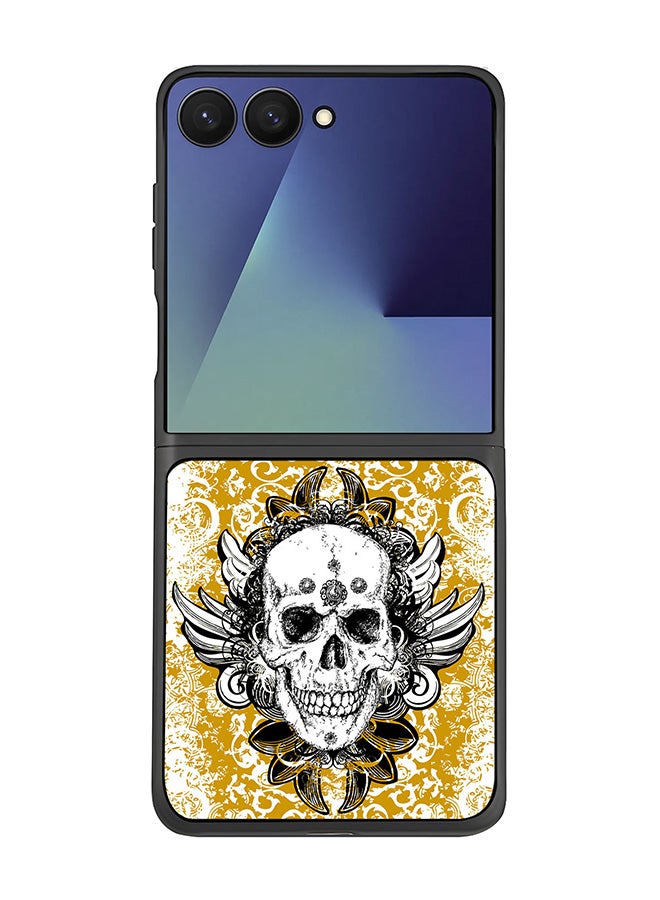 Stylizedd For Samsung Galaxy Z Flip7 Case,Slim fit Camera Protection, Shockproof Thin Phone cover  - Skull Cult