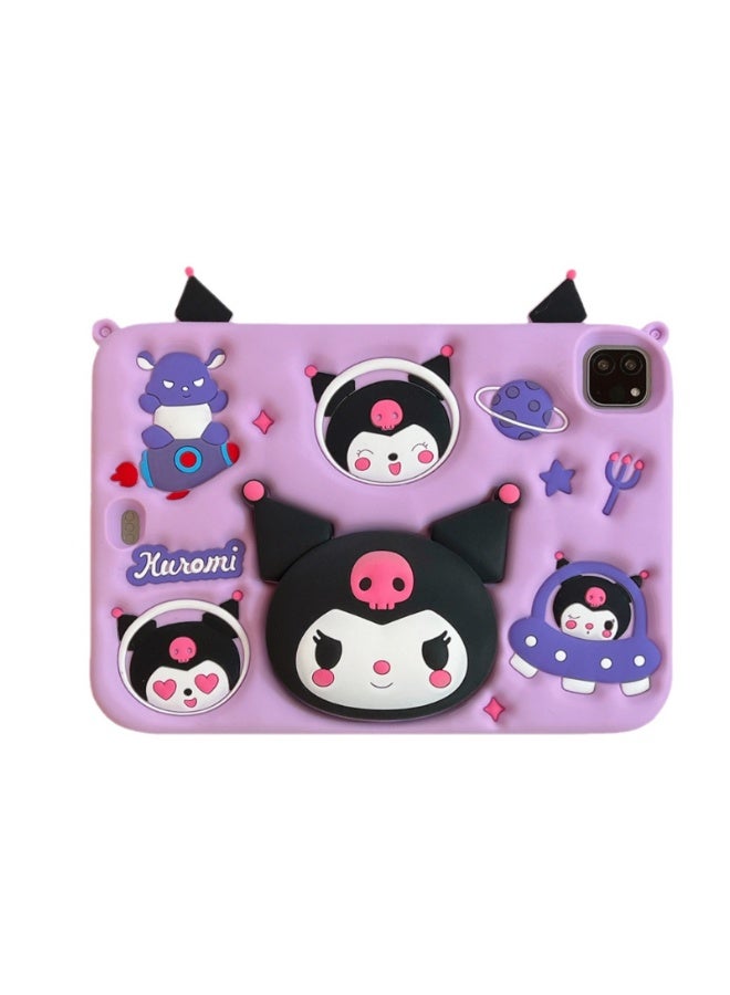 Kids Case Compatible with iPad Pro 11 2024 M4 5th Generation, Shockproof Protective Cover with Stand, Shoulder Strap - Image 1