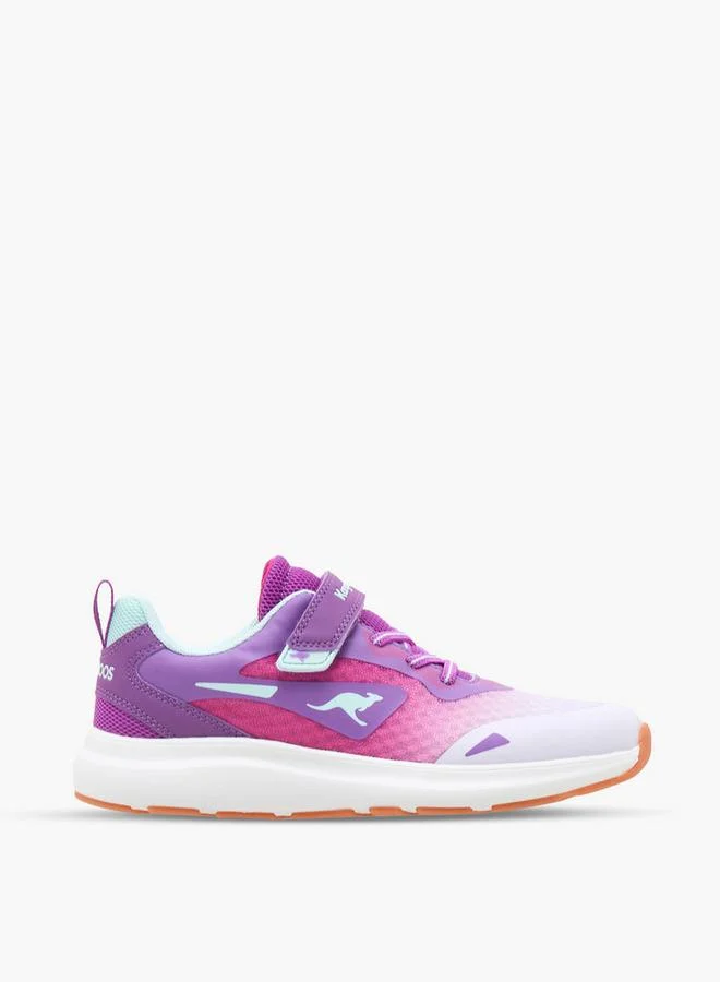 Kangaroos Purple Girls Hook & Loop School Sports Shoes for Women | Best Price UAE