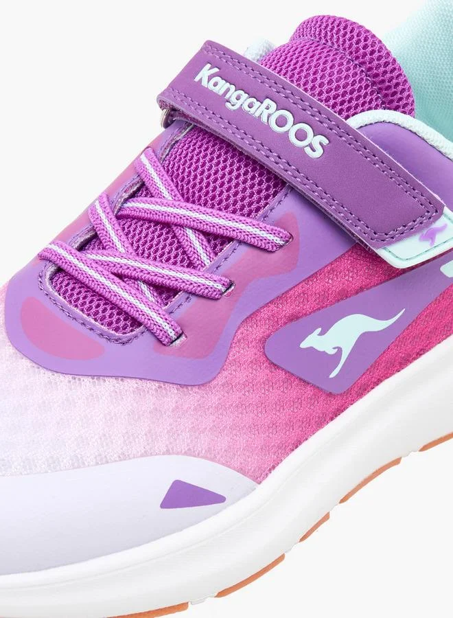 Kangaroos Purple Girls Hook & Loop School Sports Shoes for Women | Best Price UAE